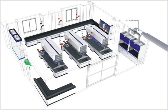 實(shí)驗(yàn)室實(shí)驗(yàn)臺(tái)柜布局
